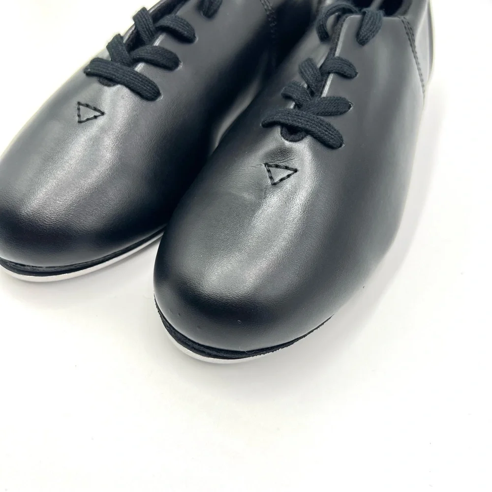 Capezio Womens Size 5 Fluid Black Lace Up Tap‎ Dance Shoes Style Model CG17